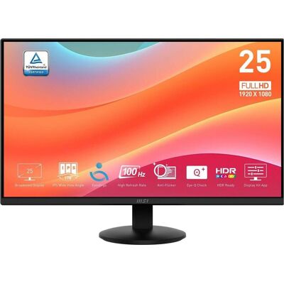 MSI Monitors PRO MP252L 23.8inch IPS FHD (1920 x 1080 pixels, 24.50"), Moniteur, Noir MSI Monitors PRO MP252L 23.8inch IPS FHD (1920 x 1080 pixels, 24.50"), Moniteur, Noir