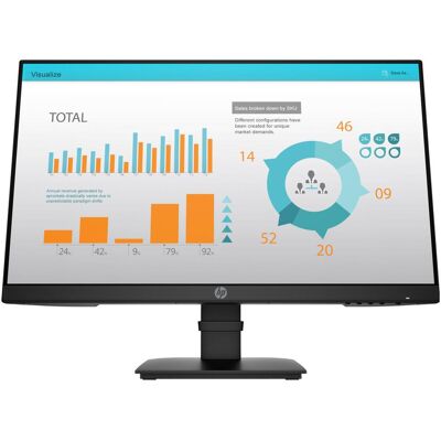 HP P24 G4 (1920 x 1080 pixels, 23.80"), Moniteur, Noir HP P24 G4 (1920 x 1080 pixels, 23.80"), Moniteur, Noir