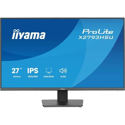 IIYAMA X2793HSU-B1 (1920 x 1080 pixels, 27"), Moniteur, Noir IIYAMA X2793HSU-B1 (1920 x 1080 pixels, 27"), Moniteur, Noir