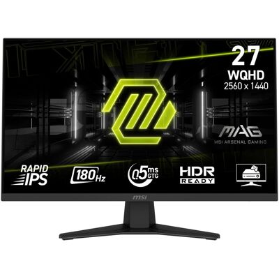 MSI MAG 274QFDE (2560 x 1440 pixels, 27"), Moniteur, Noir MSI MAG 274QFDE (2560 x 1440 pixels, 27"), Moniteur, Noir