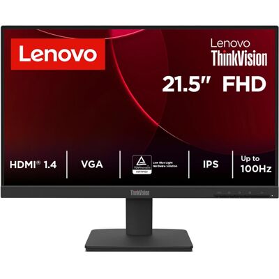IBM ThinkVision S22-4e 21.5p FHD IPS 100Hz HDMI VGA (1920 x 1080 pixels, 21.50"), Moniteur, Noir IBM ThinkVision S22-4e 21.5p FHD IPS 100Hz HDMI VGA (1920 x 1080 pixels, 21.50"), Moniteur, Noir