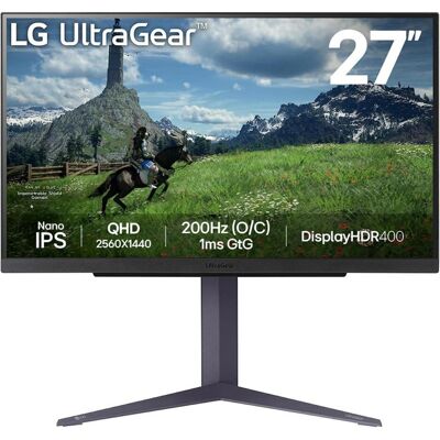 LG 27GS85Q-B (2560 x 1440 pixels, 27"), Moniteur, Noir LG 27GS85Q-B (2560 x 1440 pixels, 27"), Moniteur, Noir