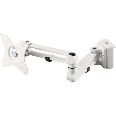 Support Moniteur Blanc Deltaco - Inclinaison, Pivot, Rotation - 17-32" - Gain de place Support Moniteur Blanc Deltaco - Inclinaison, Pivot, Rotation - 17-32" - Gain de place