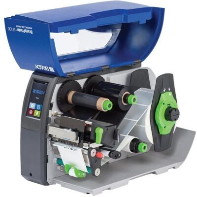 Brady Printer i7100-600-P-UE Imprimante à transfert thermique largeur max. 110 mm 600 dpi USB - Dr (600 dpi), Imprimante d'étiquettes, Bleu, Noir Brady Printer i7100-600-P-UE Imprimante à transfert thermique largeur max. 110 mm 600 dpi USB - Dr (600 dpi), Imprimante d'étiquettes, Bleu, Noir