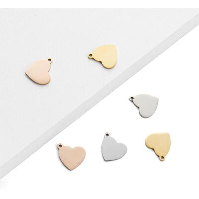 XTool Pendant en forme de coeur - Or, Argent, & Or Rose - 30pcs, Imprimante 3D : accessoires XTool Pendant en forme de coeur - Or, Argent, & Or Rose - 30pcs, Imprimante 3D : accessoires