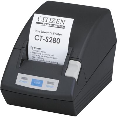 Citizen Ct-S280 (Port série Jack), Imprimante de caisse, Noir Citizen Ct-S280 (Port série Jack), Imprimante de caisse, Noir