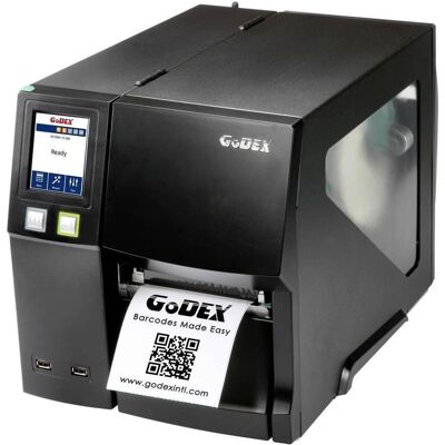 Godex Imprimante d'étiquettes ZX1200i+ : impression thermique directe et par transfert thermique, 203 x (203 dpi), Imprimante d'étiquettes Godex Imprimante d'étiquettes ZX1200i+ : impression thermique directe et par transfert thermique, 203 x (203 dpi), Imprimante d'étiquettes