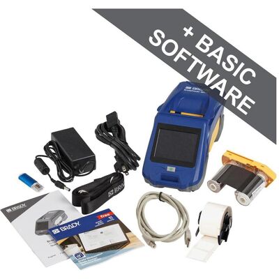 Brady M611-UE-BT-W, Imprimante d'étiquettes M611-UE, imprimante mobile à transfert thermique, écran (300 dpi), Imprimante d'étiquettes, Noir Brady M611-UE-BT-W, Imprimante d'étiquettes M611-UE, imprimante mobile à transfert thermique, écran (300 dpi), Imprimante d'étiquettes, Noir