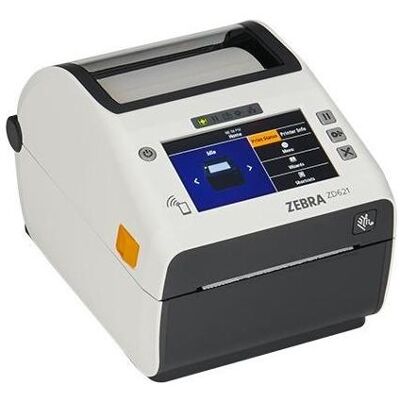 Zebra ZD621d, HC, 8 points/mm (203dpi), Disp., RTC, USB, hôte USB, RS232, BT (BLE), Ethernet, blanc (203 dpi), Imprimante d'étiquettes, Blanc Zebra ZD621d, HC, 8 points/mm (203dpi), Disp., RTC, USB, hôte USB, RS232, BT (BLE), Ethernet, blanc (203 dpi), Imprimante d'étiquettes, Blanc