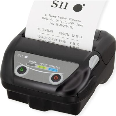 Seiko MP-B30 3IN MOBILE BT PRINT AC (Bluetooth, USB), Imprimante de caisse, Noir, Gris Seiko MP-B30 3IN MOBILE BT PRINT AC (Bluetooth, USB), Imprimante de caisse, Noir, Gris