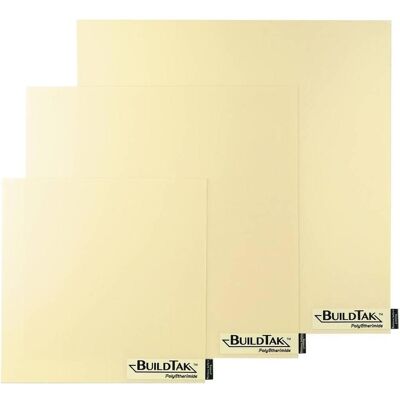 BuildTak Feuille de lit d'impression PEI 114 x 114 mm (Lit d'impression), Imprimante 3D : accessoires BuildTak Feuille de lit d'impression PEI 114 x 114 mm (Lit d'impression), Imprimante 3D : accessoires