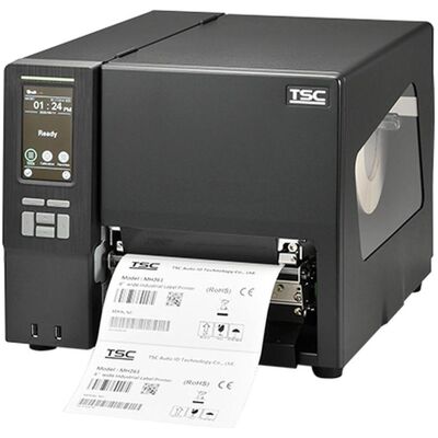 TSC MH261T, 8 points/mm (203dpi), Disp., RTC, USB, hôte USB, RS232, LPT, Ethernet (203 dpi), Imprimante d'étiquettes, Noir TSC MH261T, 8 points/mm (203dpi), Disp., RTC, USB, hôte USB, RS232, LPT, Ethernet (203 dpi), Imprimante d'étiquettes, Noir