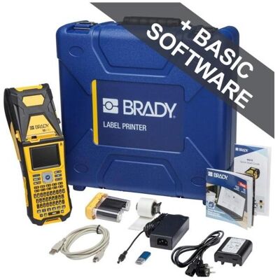 Brady M610-QWERTY-UE, imprimante mobile à transfert thermique, clavier QWERTY, connexion PC, 300dpi, max. (300 dpi), Imprimante d'étiquettes, Noir Brady M610-QWERTY-UE, imprimante mobile à transfert thermique, clavier QWERTY, connexion PC, 300dpi, max. (300 dpi), Imprimante d'étiquettes, Noir