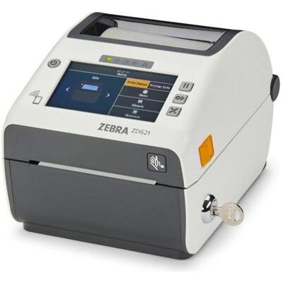 Zebra ZD621 (300 dpi), Imprimante d'étiquettes, Gris, Blanc Zebra ZD621 (300 dpi), Imprimante d'étiquettes, Gris, Blanc