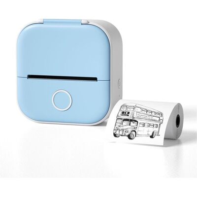 Phomemo T02 Mini-Drucker, Imprimante de caisse, Bleu, Blanc Phomemo T02 Mini-Drucker, Imprimante de caisse, Bleu, Blanc