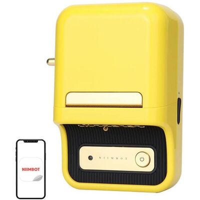 Imprimante Portable Niimbot B21 - Jaune - Imprimante Thermique Imprimante Portable Niimbot B21 - Jaune - Imprimante Thermique