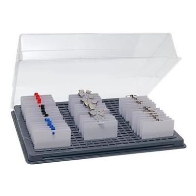 Evolis Table de tri pour max.76 cartes noire avec couvercle transparent, Imprimante : accessoires Evolis Table de tri pour max.76 cartes noire avec couvercle transparent, Imprimante : accessoires