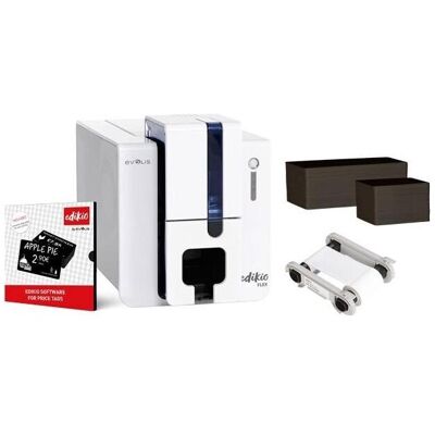 Evolis Edikio Flex Price Tag Sol. 100 long Cards black cards - imprimante - couleur (300 dpi), Imprimante d'étiquettes, Noir Evolis Edikio Flex Price Tag Sol. 100 long Cards black cards - imprimante - couleur (300 dpi), Imprimante d'étiquettes, Noir