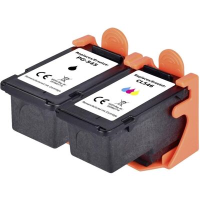Pack Combo d'Encre Renkforce - Compatible avec Canon PG-545, CL-546 Pack Combo d'Encre Renkforce - Compatible avec Canon PG-545, CL-546