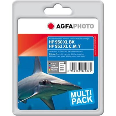AGFAPHOTO, Cartouche d'impression, Aphp950setxlc (C, CF, M, Y) AGFAPHOTO, Cartouche d'impression, Aphp950setxlc (C, CF, M, Y)