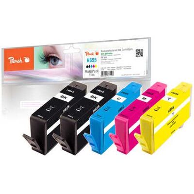 Peach, Cartouche d'impression, Cartouches d'encre Spar Plus compatibles avec No. 655 series (C, CF, M, Y) Peach, Cartouche d'impression, Cartouches d'encre Spar Plus compatibles avec No. 655 series (C, CF, M, Y)