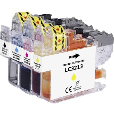 Pack d'encre compatible Renkforce Brother LC-3213 - Couleurs mélangées Pack d'encre compatible Renkforce Brother LC-3213 - Couleurs mélangées