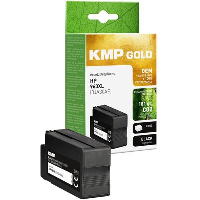 Cartouche d'encre noire KMP pour HP 963XL - OfficeJet Pro 9020 Cartouche d'encre noire KMP pour HP 963XL - OfficeJet Pro 9020