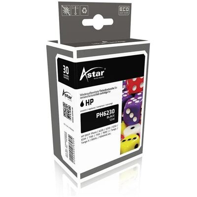 Astar, Cartouche d'impression, AS70038 HP PH6230 ENCRE BLK HC 303XL T6N04AE 600pages 12ml - noir Astar, Cartouche d'impression, AS70038 HP PH6230 ENCRE BLK HC 303XL T6N04AE 600pages 12ml - noir