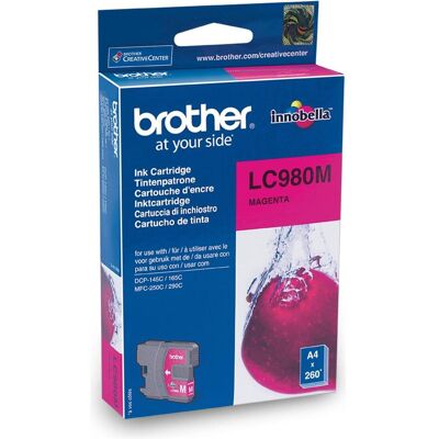Brother Cartouche d'impression, Lc-980m (M) Brother Cartouche d'impression, Lc-980m (M)