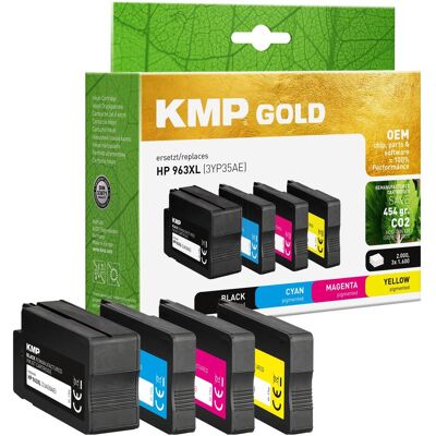 KMP Cartouche Remanufacturée HP 963XL Multicolore - Cartouche d'Imprimante KMP Cartouche Remanufacturée HP 963XL Multicolore - Cartouche d'Imprimante