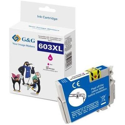 G&G, Cartouche d'impression, XL-Druckerpatrone kompatibel mit Epson 603XL Magenta (M) G&G, Cartouche d'impression, XL-Druckerpatrone kompatibel mit Epson 603XL Magenta (M)