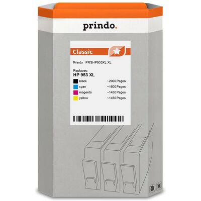Prindo, Cartouche d'impression, compatible avec HP 953 /// Prindo, Cartouche d'impression, compatible avec HP 953 ///