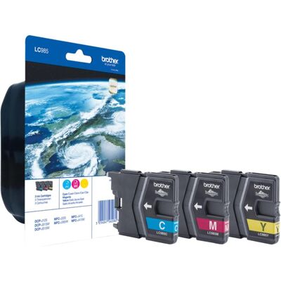 Brother Cartouche d'impression, LC985RBWBP Cartouche d'encre MultiPack CMY 260 pages UE=3 (Y) Brother Cartouche d'impression, LC985RBWBP Cartouche d'encre MultiPack CMY 260 pages UE=3 (Y)