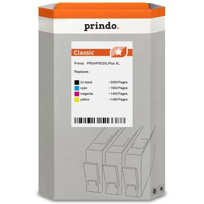 Prindo, Cartouche d'impression, compatible avec HP 953 2x /// (C, M) Prindo, Cartouche d'impression, compatible avec HP 953 2x /// (C, M)