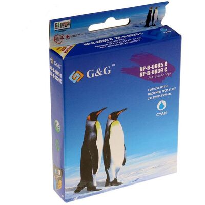G&G, Cartouche d'impression, compatible Encre avec LC-985C, NP-B-LC985C, cyan, 260S (C) G&G, Cartouche d'impression, compatible Encre avec LC-985C, NP-B-LC985C, cyan, 260S (C)