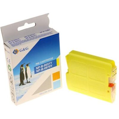 G&G, Cartouche d'impression, compatible Encre avec LC-1000Y, LC-970Y, NP-B-0051Y/1000Y/970Y, yellow, 400S (Y) G&G, Cartouche d'impression, compatible Encre avec LC-1000Y, LC-970Y, NP-B-0051Y/1000Y/970Y, yellow, 400S (Y)