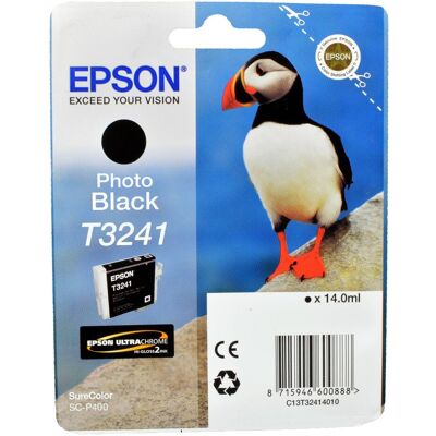 Epson Cartouche d'impression, T3241 Ultra Chrome (PBK) Epson Cartouche d'impression, T3241 Ultra Chrome (PBK)