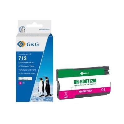 G&G, Cartouche d'impression, Patrone HP 712XL (3ED68A) permanent & wasserf. (29 ml) (CF) G&G, Cartouche d'impression, Patrone HP 712XL (3ED68A) permanent & wasserf. (29 ml) (CF)