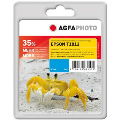 Agfaphoto, Cartouche d'impression, compatible avec 18 (C) Agfaphoto, Cartouche d'impression, compatible avec 18 (C)