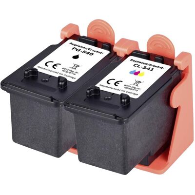 Pack d'encre Renkforce - Compatible avec Canon PG-540 & CL-541 - Cartouches d'encre Pack d'encre Renkforce - Compatible avec Canon PG-540 & CL-541 - Cartouches d'encre