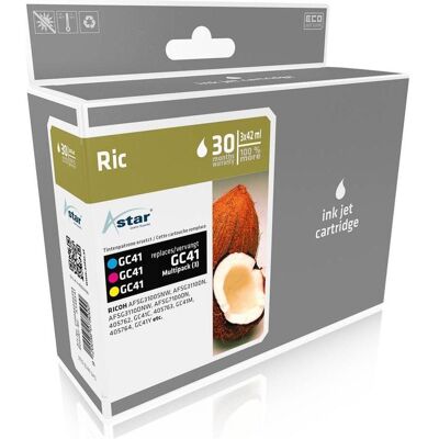 Astar, Cartouche d'impression, Pack de 3 - compatible - cartouche d'encre (C, M, Y) Astar, Cartouche d'impression, Pack de 3 - compatible - cartouche d'encre (C, M, Y)