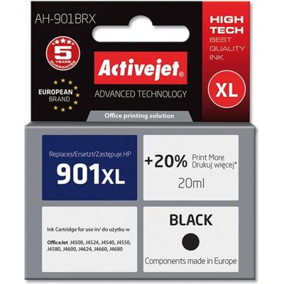 Activejet, Cartouche d'impression, AH-C54 Version Premium - 20 ml - noir (CF) Activejet, Cartouche d'impression, AH-C54 Version Premium - 20 ml - noir (CF)