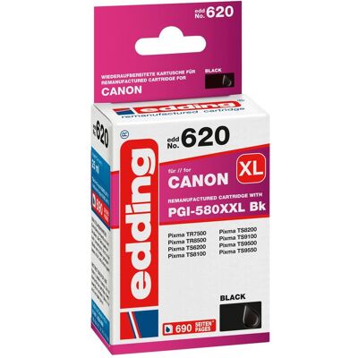 Cartouche d'encre edding compatible avec Canon PGI-580XXL BK - Noir Cartouche d'encre edding compatible avec Canon PGI-580XXL BK - Noir