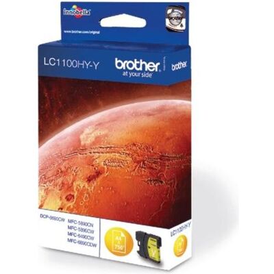 Brother Cartouche d'impression, LC-1100HYY Cartouche d'encre (Y) Brother Cartouche d'impression, LC-1100HYY Cartouche d'encre (Y)