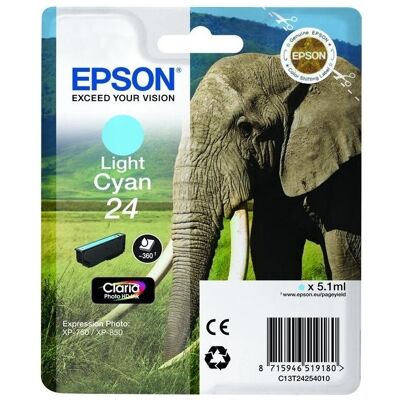 Epson Cartouche d'impression, Claria Photo HD Ink Lgt Cyan 2 (LC) Epson Cartouche d'impression, Claria Photo HD Ink Lgt Cyan 2 (LC)