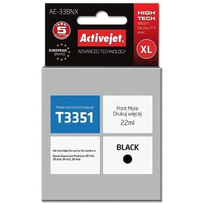 Activejet, Cartouche d'impression, AE-33BNX Cartouche(s) d'impression Compatible Rendement élevé (XL) (CF) Activejet, Cartouche d'impression, AE-33BNX Cartouche(s) d'impression Compatible Rendement élevé (XL) (CF)