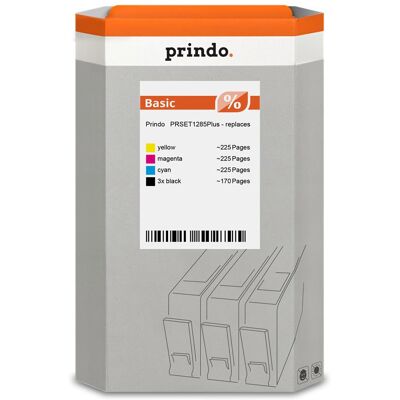 Prindo, Cartouche d'impression, compatible avec Epson T1285 /// Prindo, Cartouche d'impression, compatible avec Epson T1285 ///