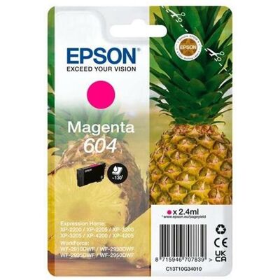 Epson Cartouche d'impression, 604 cartouche d'encre 1 pc(s) Compatible Standard Yield Magenta Epson Cartouche d'impression, 604 cartouche d'encre 1 pc(s) Compatible Standard Yield Magenta