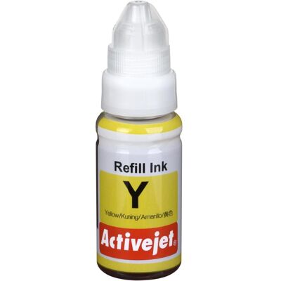 Activejet, Cartouche d'impression, AC-G490Y - Compatible - Encre à base de colorant - jaune - Canon - Bloc simple (Y) Activejet, Cartouche d'impression, AC-G490Y - Compatible - Encre à base de colorant - jaune - Canon - Bloc simple (Y)