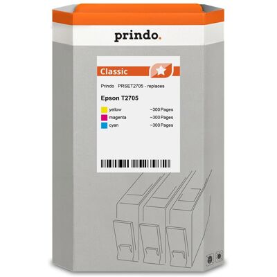 Prindo, Cartouche d'impression, compatible avec Epson 27 // Prindo, Cartouche d'impression, compatible avec Epson 27 //